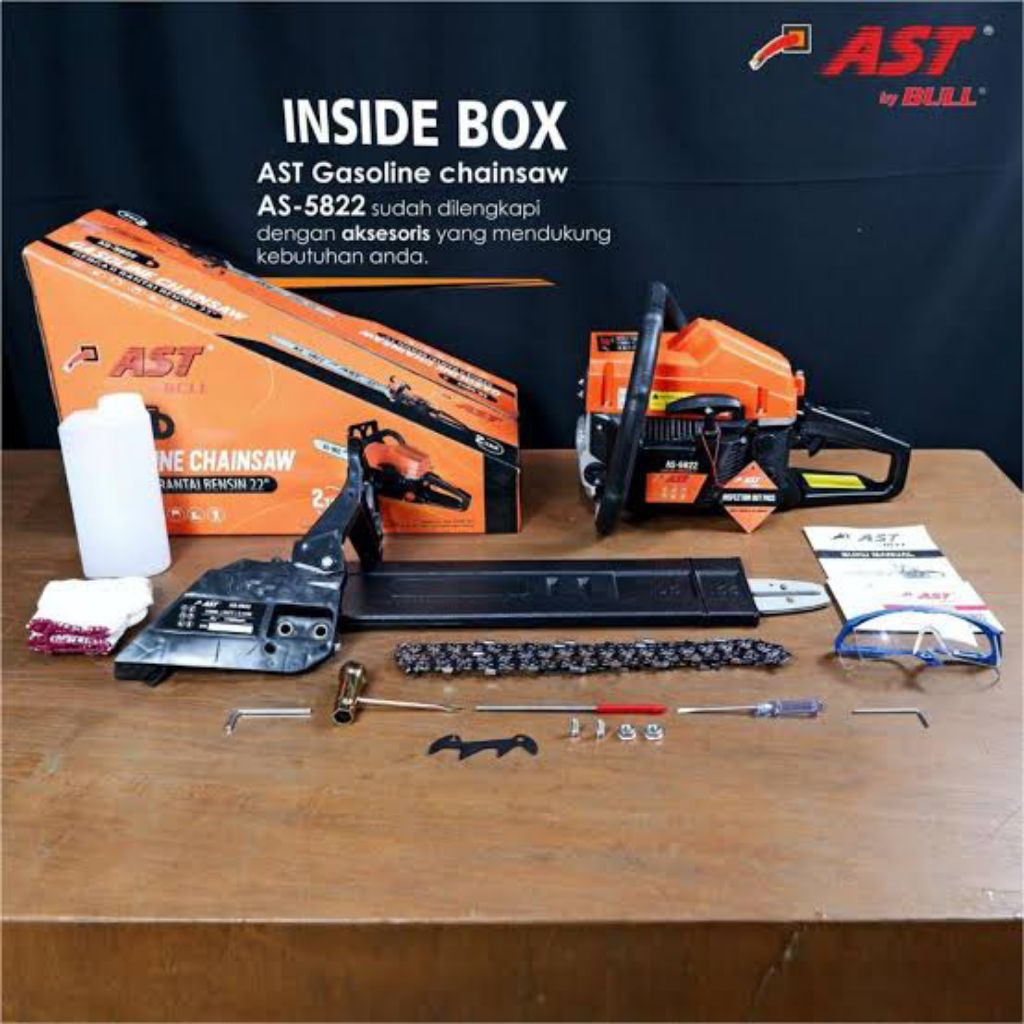 CHAINSAW MESIN GERGAJI KAYU AST AS-5822