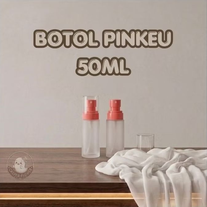 BOTOL PARFUM PINKEU 50ML | BOTOL PARFUM KOSONG | DRAT