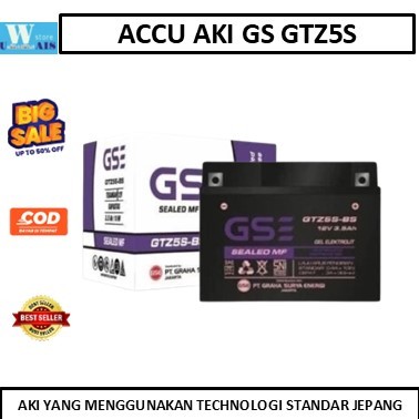 AKI KERING AKI GS GTZ5S GS ACCU GS AKI MOTOR AKI MOTOR BEAT VARIO 110 FI
