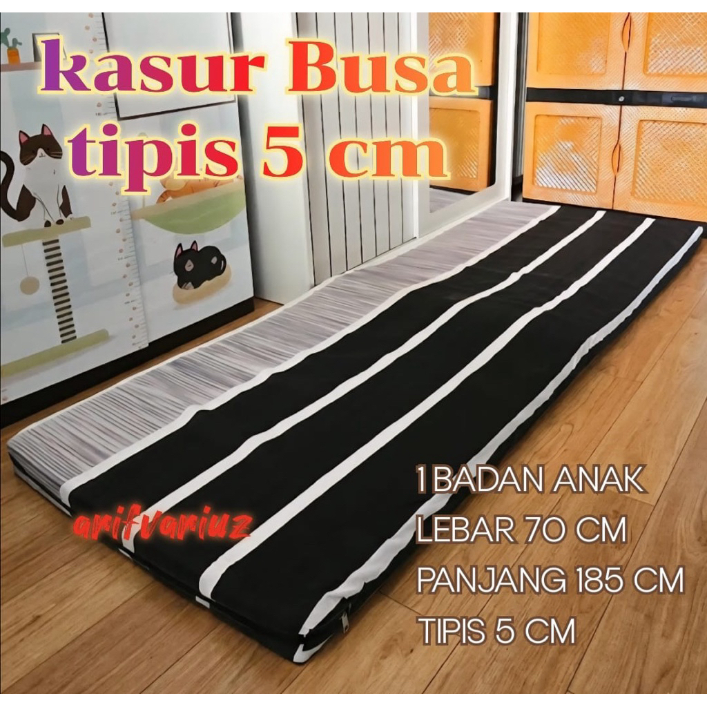 ( instan kurir ) kasur busa tipis 5CM 1 BADAN ANAK 70 x 185