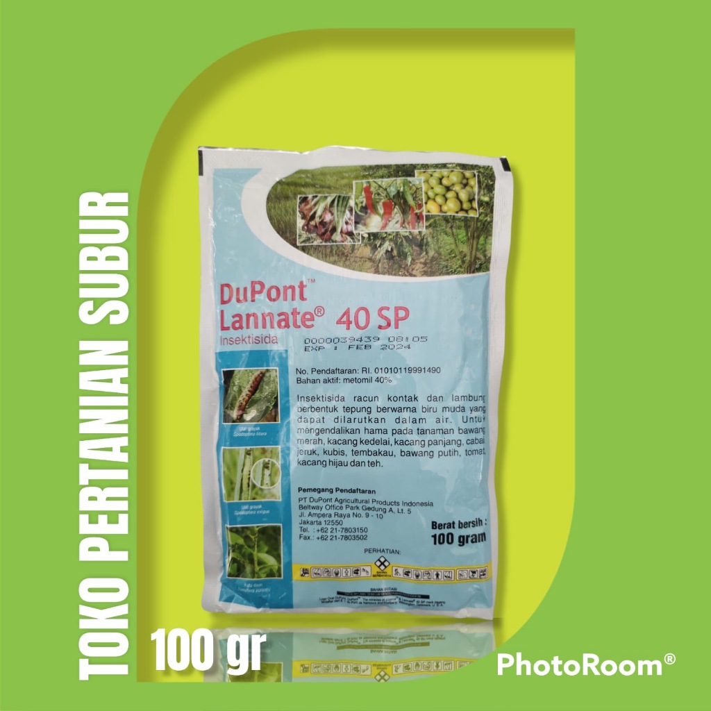 INSEKTISIDA LANNATE DUPONT LANNATE 40 SP - 100 GRAM