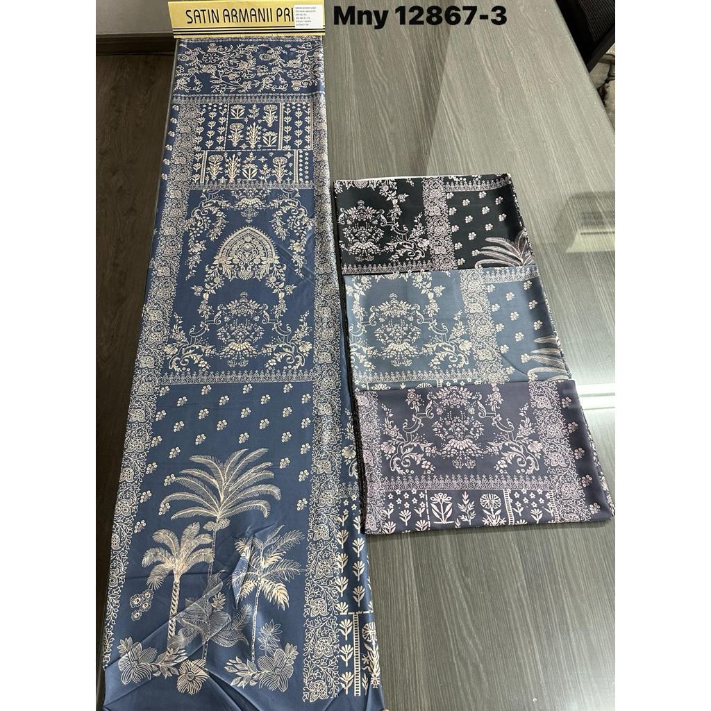 Kain Armani Silk 1 Roll 50m Lebar 150cm – Bahan Abaya Gamis Outer Dress Premium Halus Adem Jatuh