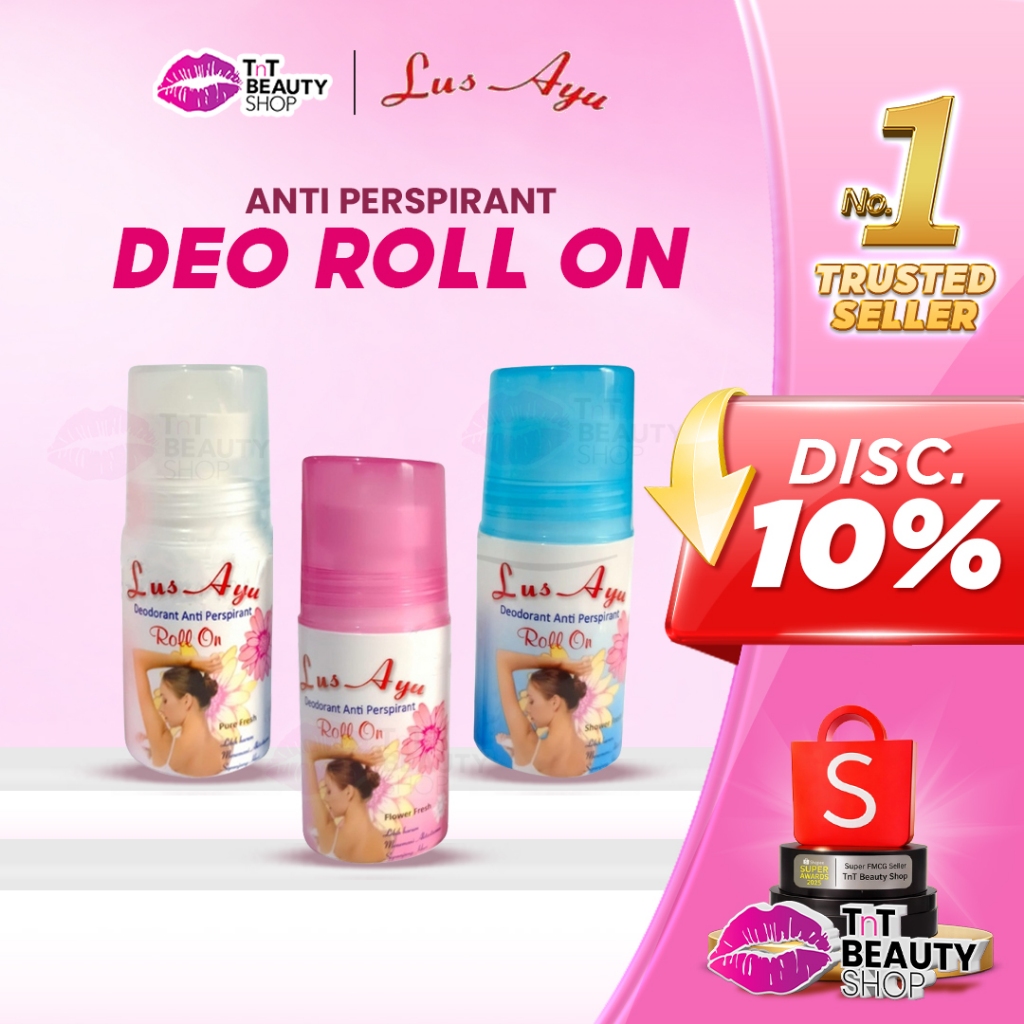 Lus Ayu Deodorant Roll On 50ml / Fresh Flower / Pure Fresh / Shower Fresh Lus Ayu Tokyo Night | TnT 
