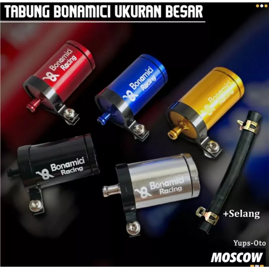 TABUNG MINYAK REM VARIASI ATAS TABUNG TABUNG OIL + SELANG BREKET TABUNG MINYAK REM PLUG AND PLAY UNI