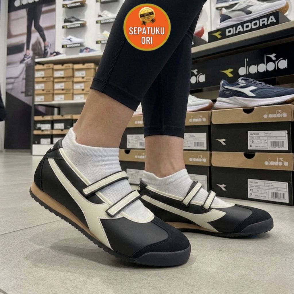 SEPATU WANITA DIADORA PRISTELLA WOMEN'S BALLET SHOES BLACK NEW ORI BNIB DIACA251009B