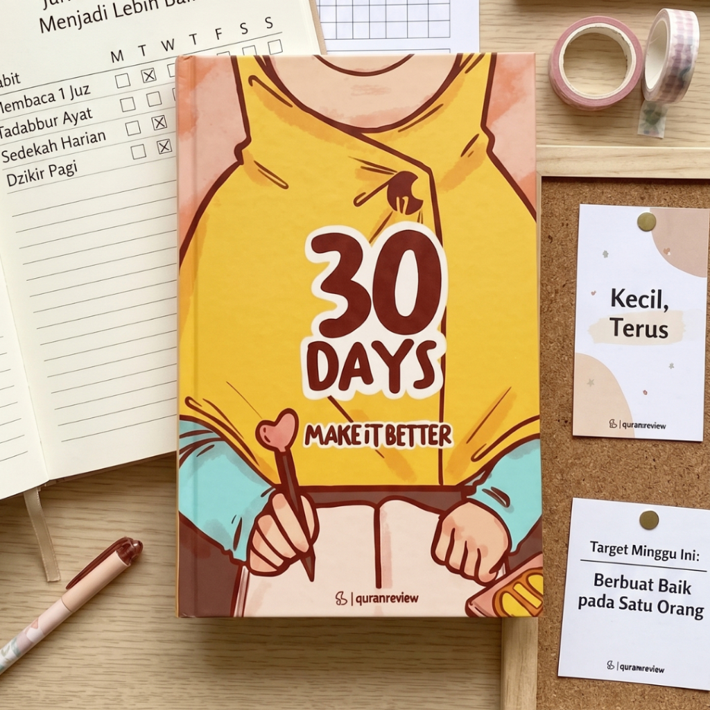 Buku 30 Days Make It Better | Buku 30D MIB | Buku Panduan Buat Hidup Lebih Baik by quranreview