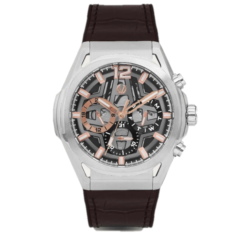 Jam Tangan Pria Tali Kulit Christ Verra CV 109013G-31 BLK