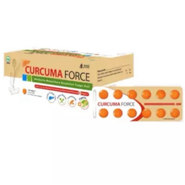 Curcuma Force tablet - ORIGINAL BPOM