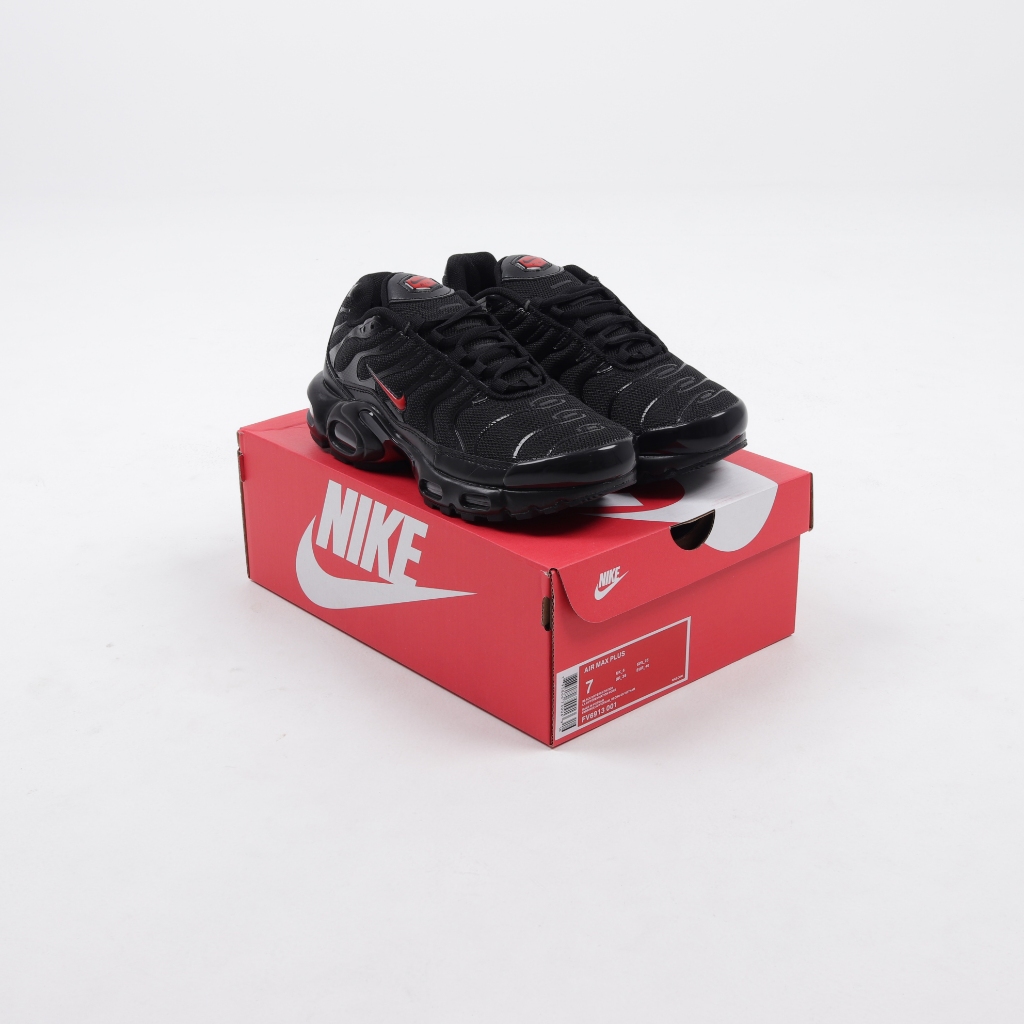 (SLKCK) Sepatu Sneakers Nike Tn Air Max Plus Black Red