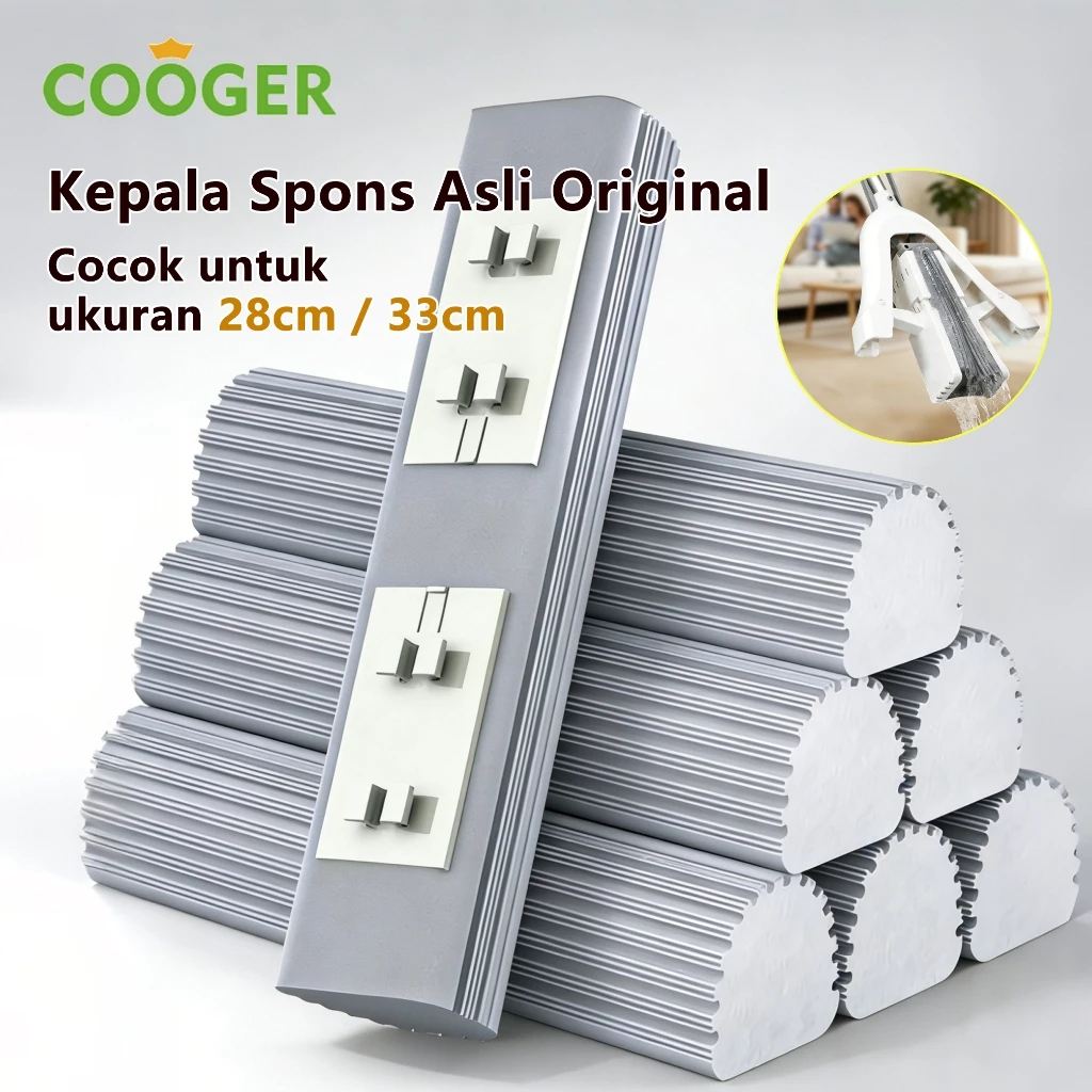 COOGER Refill Sponge Mop Collodion Jumbo Daya Serap Tinggi Untuk Pel Spons Cooger
