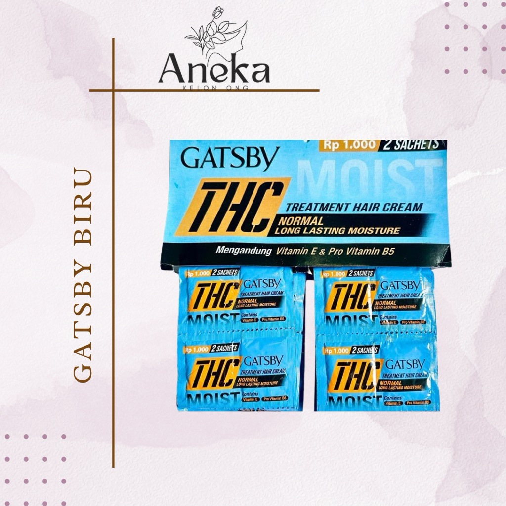 [ PACK ] GATSBY RAMBUT THC BIRU SACHET