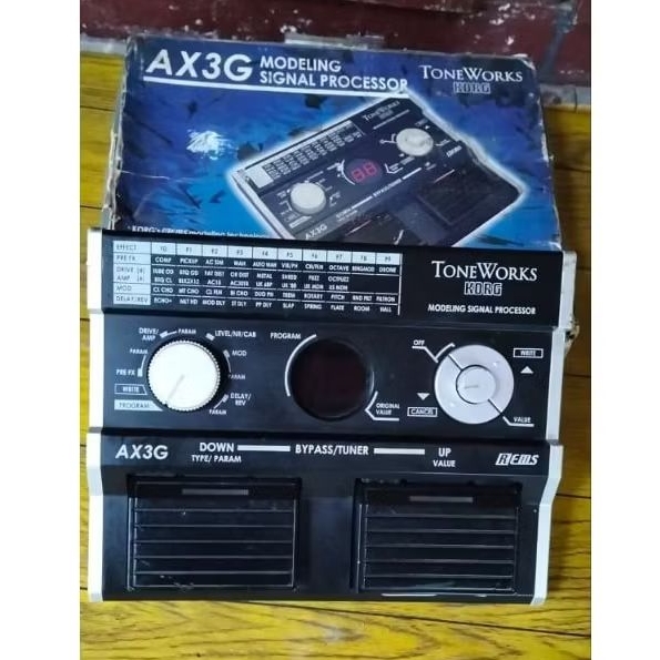 efek gitar Korg Ax3g made in Japan normal