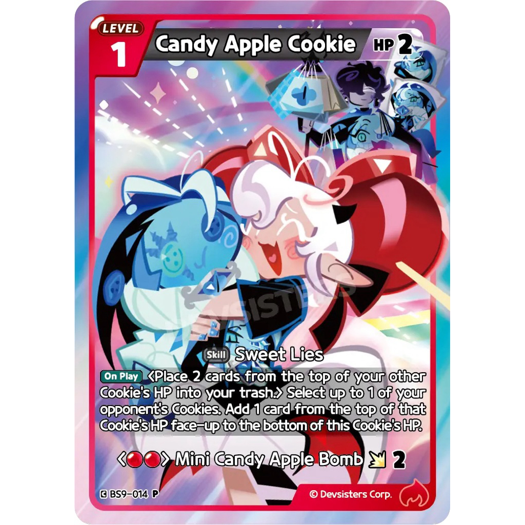 Cookie run braverse Candy apple cookie card