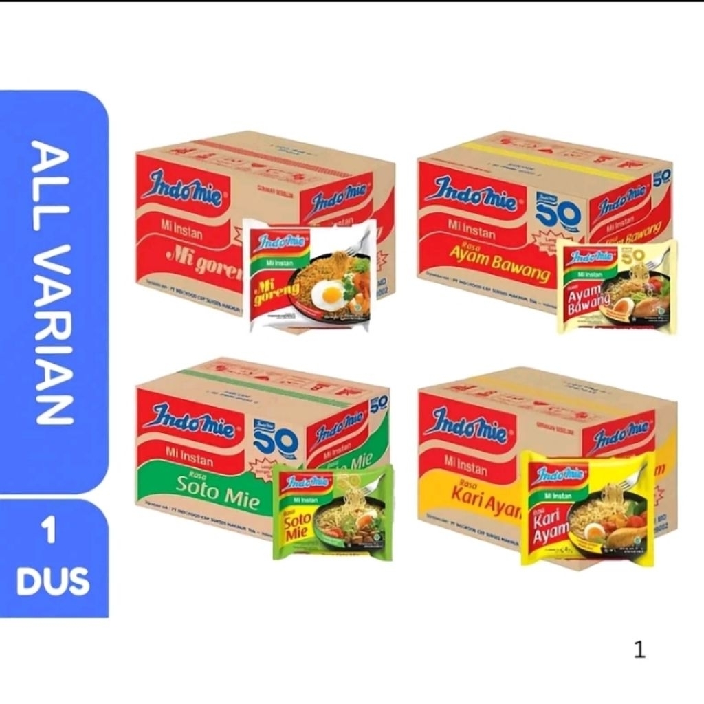 Indomie Goreng 1 Dus 40 Pcs / Indomie 1 Dus