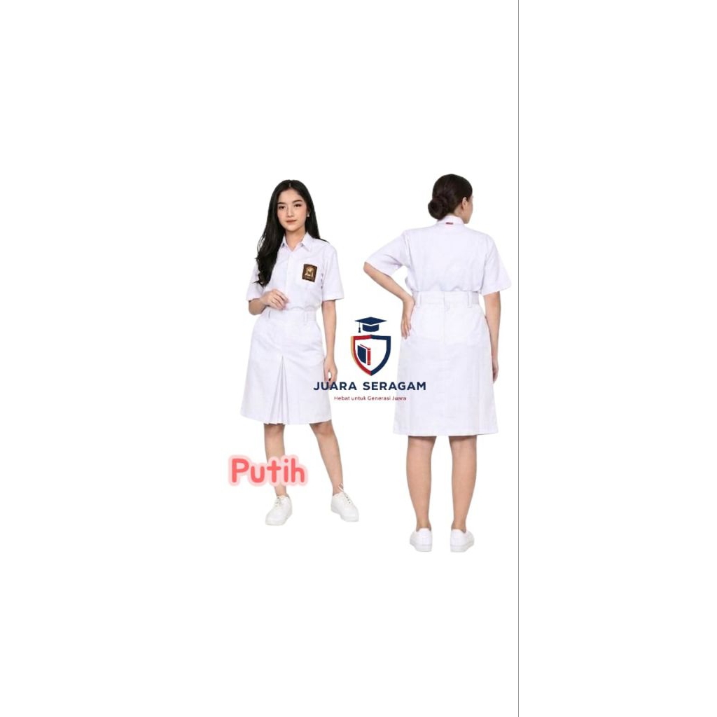 Rok Seragam Sekolah span Pendek Abu- Abu Sma coklat Pramuka Putih Paskibra Rok Seragam Sekolah pende
