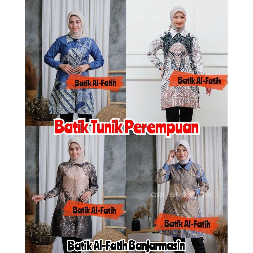 Batik Tunik Cewek Al-Fatih Banjarmasin