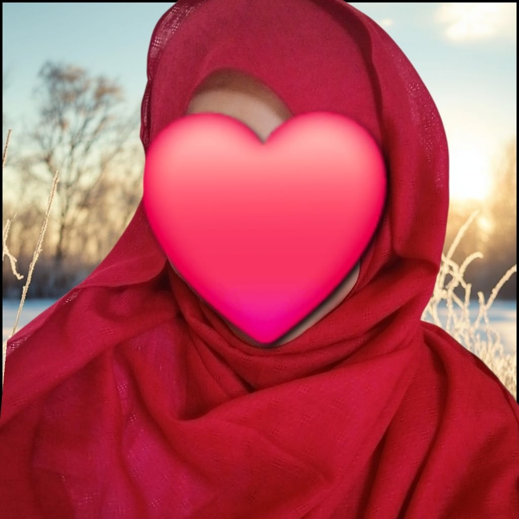 Prelove Hijab Pashmina Wanita Merah Maroon