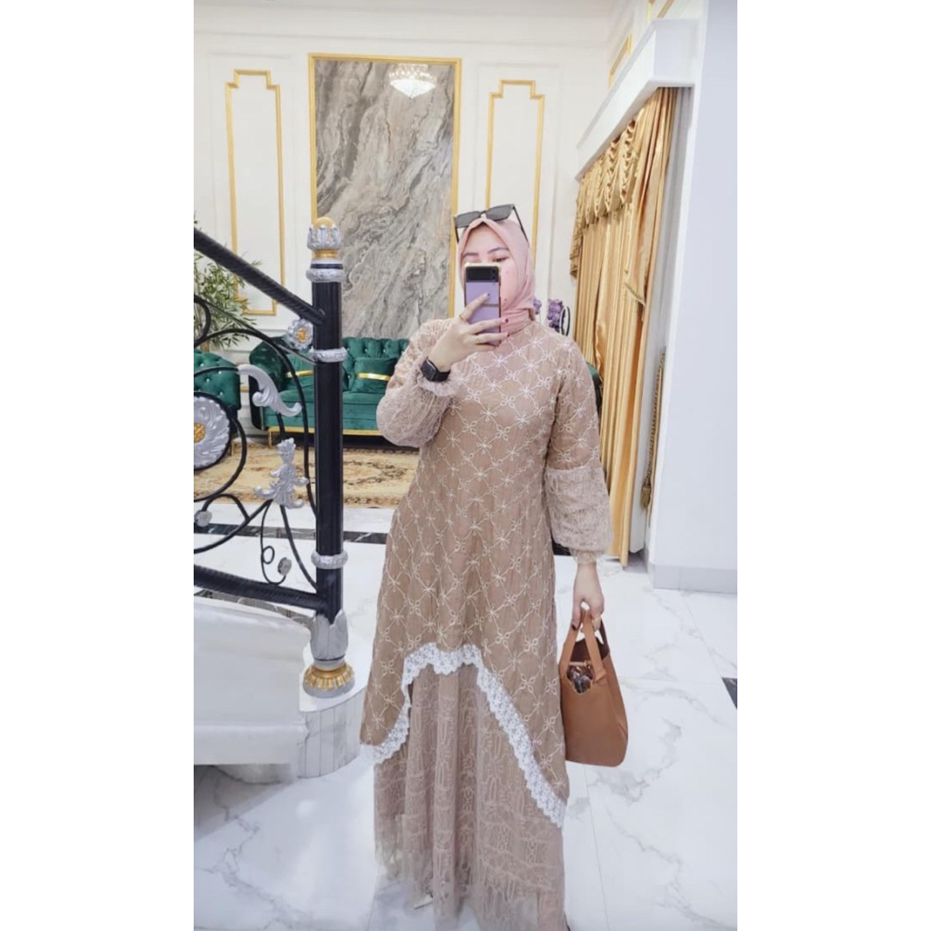 Bini orang dress by rianti gamis wanita terbaru/rianti original/gamis rianti terbaru/gamis wanita te