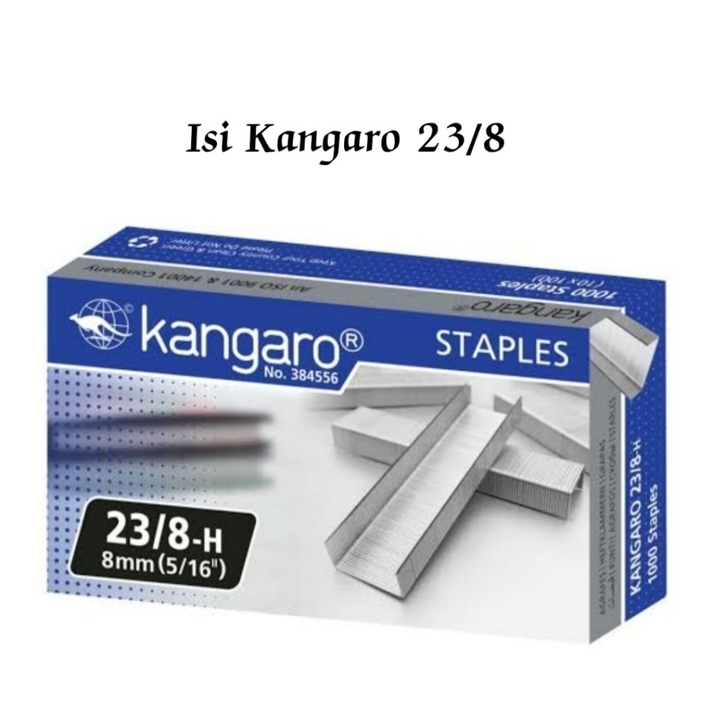 Staples / Anak Stapler Kangaro 23/8 / Pack