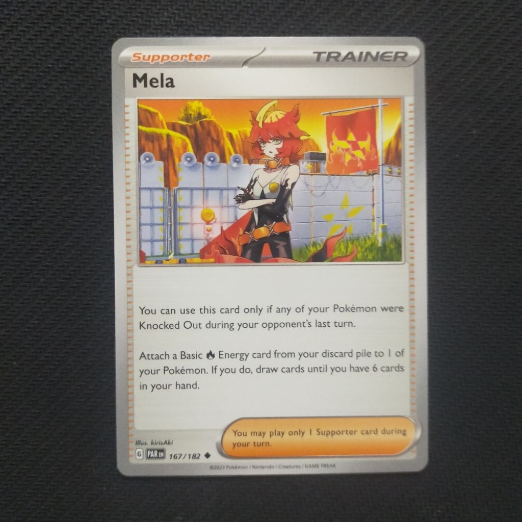 Kartu TCG Pokemon Original Supporter Trainer Mela