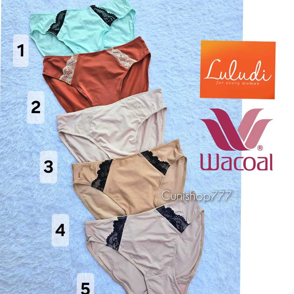 LULUDI by WACOAL PANTY LACE SIZE M LP 60102 CELANA DALAM CD RENDA WANITA