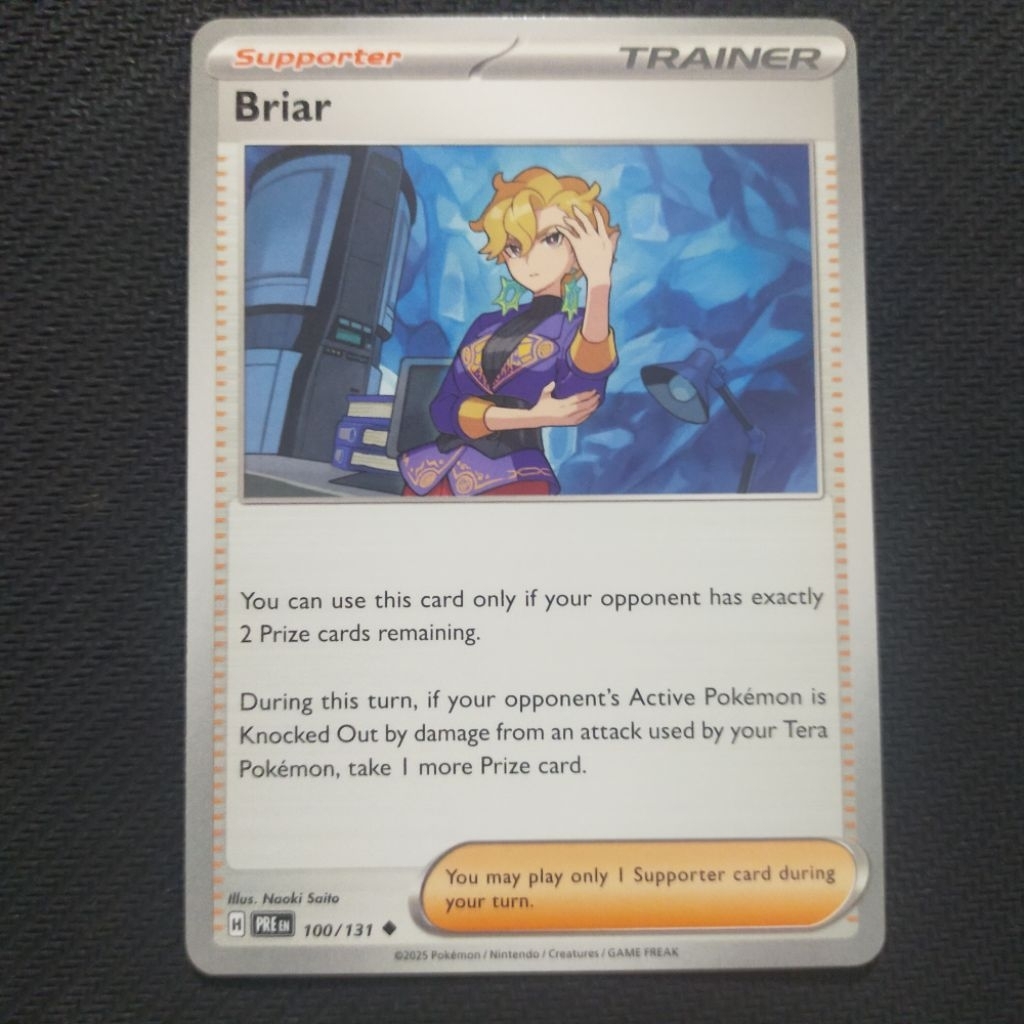 Kartu TCG Pokemon Original Supporter Trainer Briar