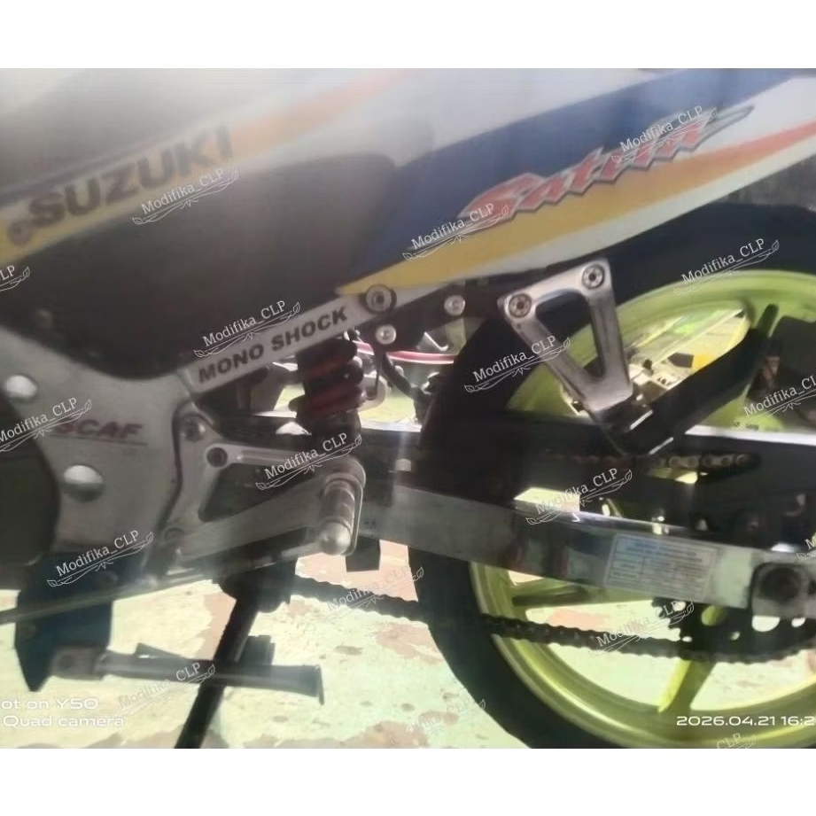 Bracket footstep belakang satria hiu lscm