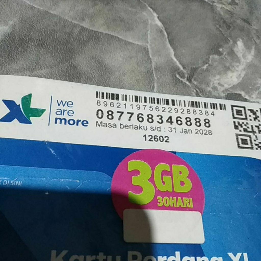 nomor cantik xl tripel 888