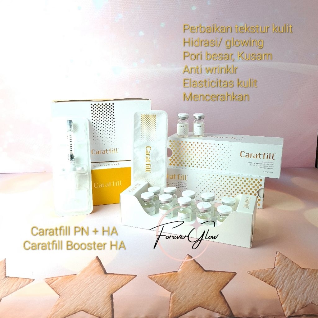 SKIN BOOSTER  GLASS SKIN PN DNA Salmon | Caratfill PN+ HA | Caratfill Booster HA |