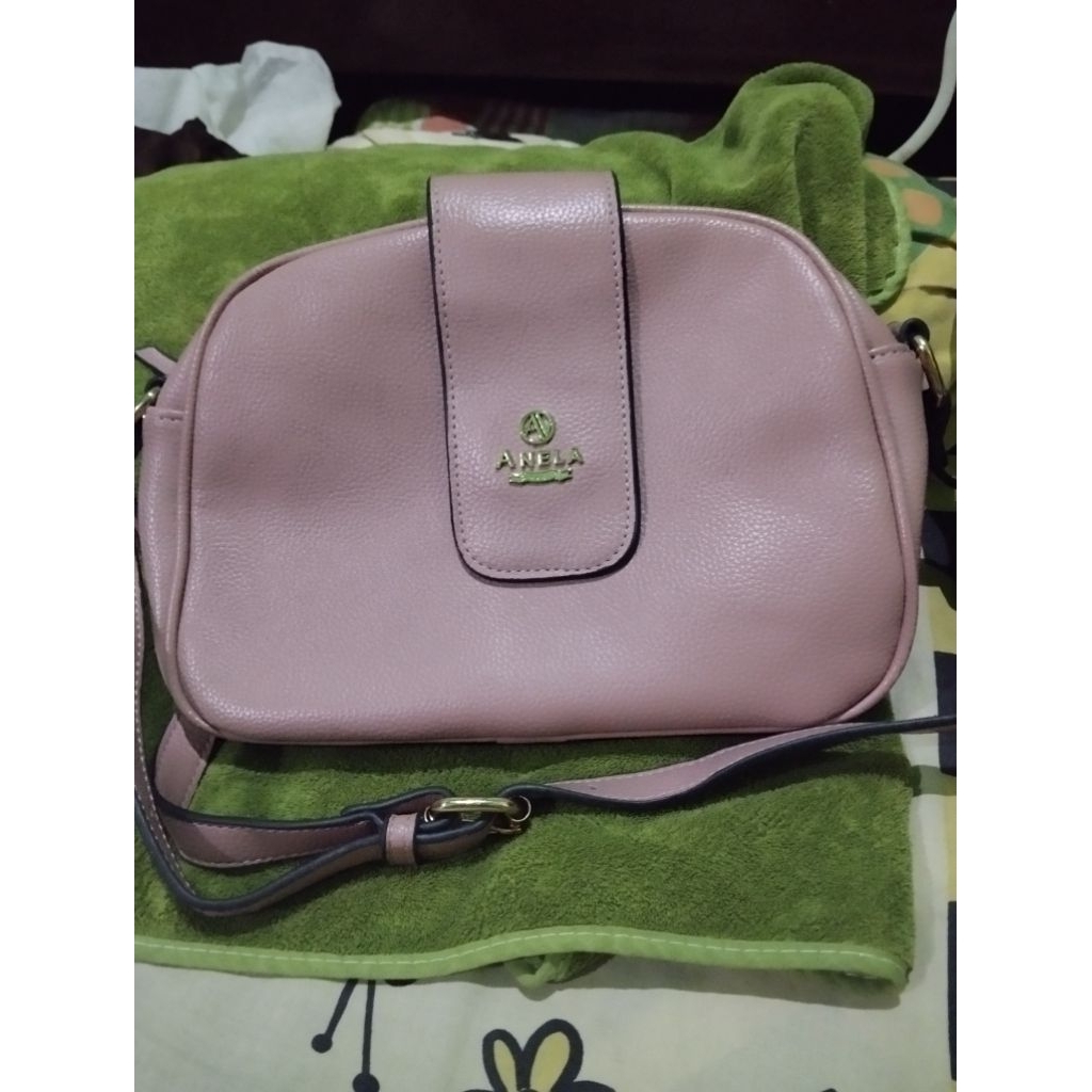 tas anela pink dusty preloved