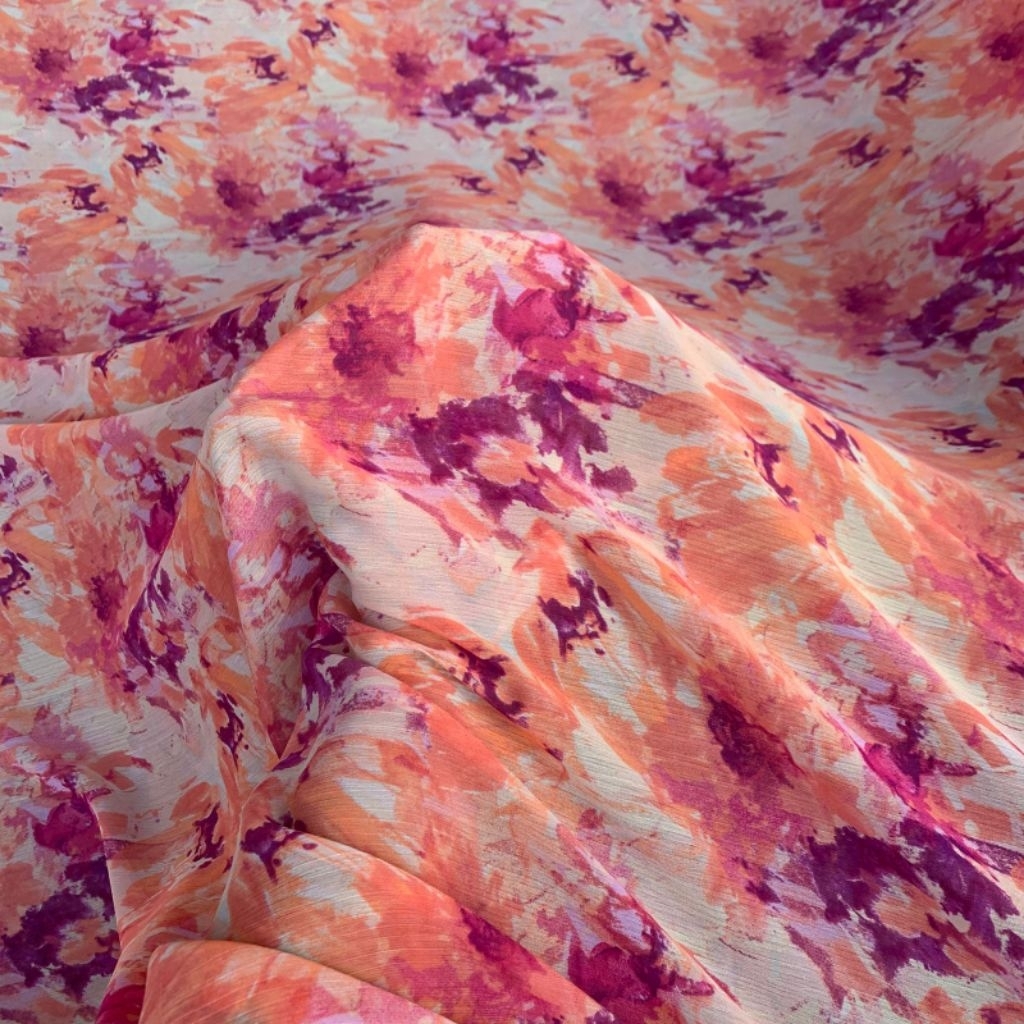 kain chiffon yoryu - kain chiffon yoryu premium - kain sifon yoryu motif
