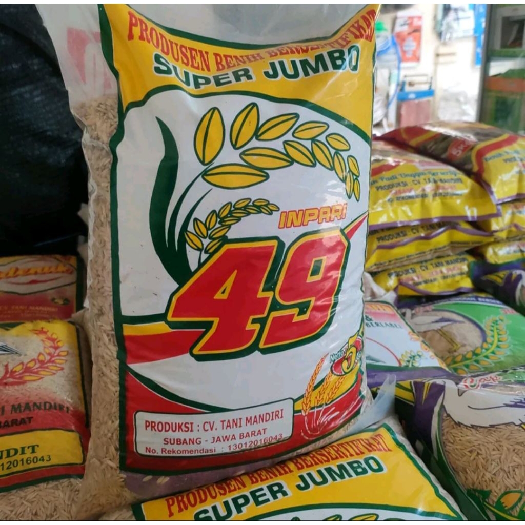 Benih Padi Inpari 49 Bersertifikat Label Ungu