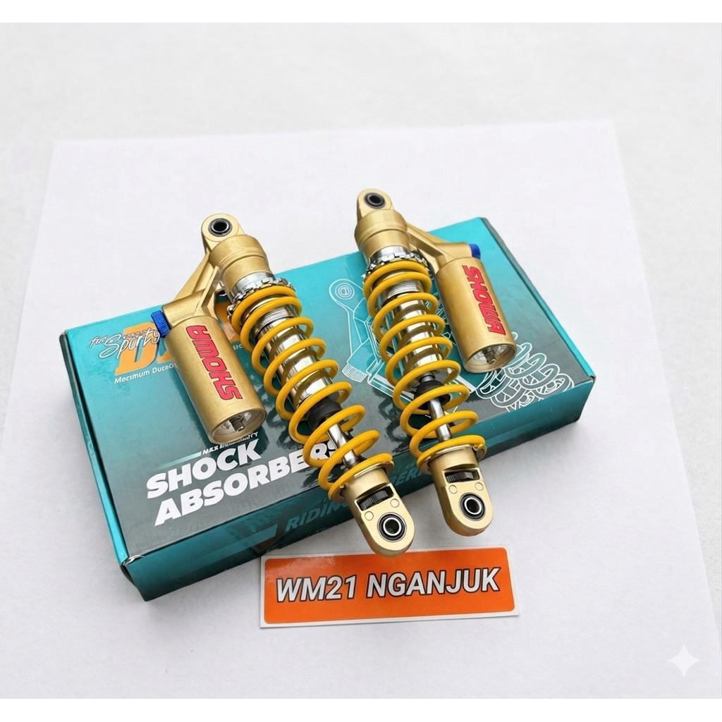 Shockbreaker Showa Import Sport Day 320mm Original Detail Skok Belakang Motor Bebek CB GL MP Tiger R