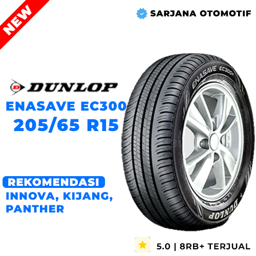 Ban Mobil Dunlop Enasave EC300+ 205/65 R15 94H Produksi Terbaru