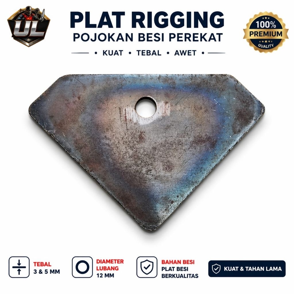 Plat Pojokan Panggung Rigging