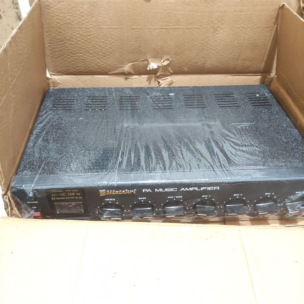 MATAHARI TOA MASJID TYPE LAWAS TOA PA MUSIC AMPLIFIER AC/DC 200W 150W MODEL PA-138