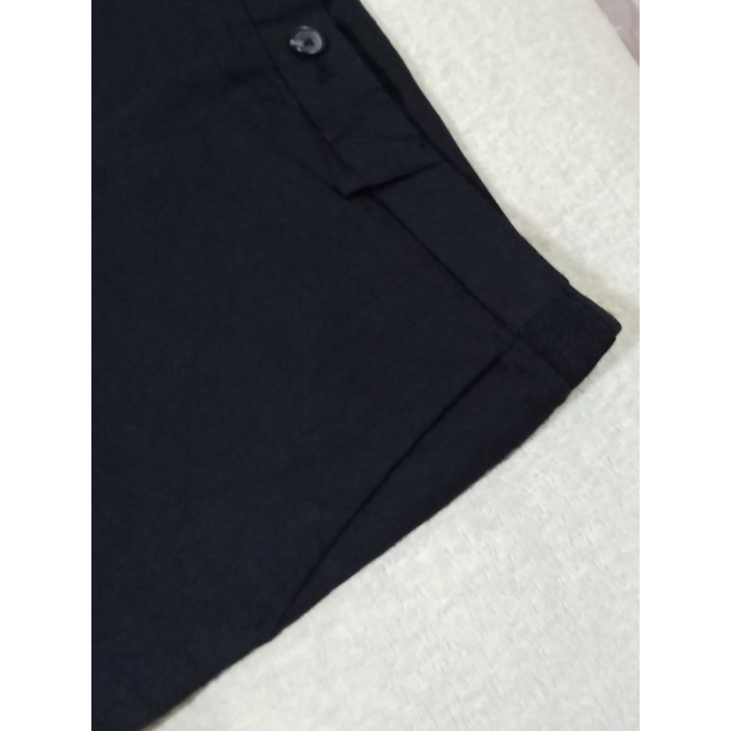 Celana Formal Hitam Cowok Us n them Size 34-35