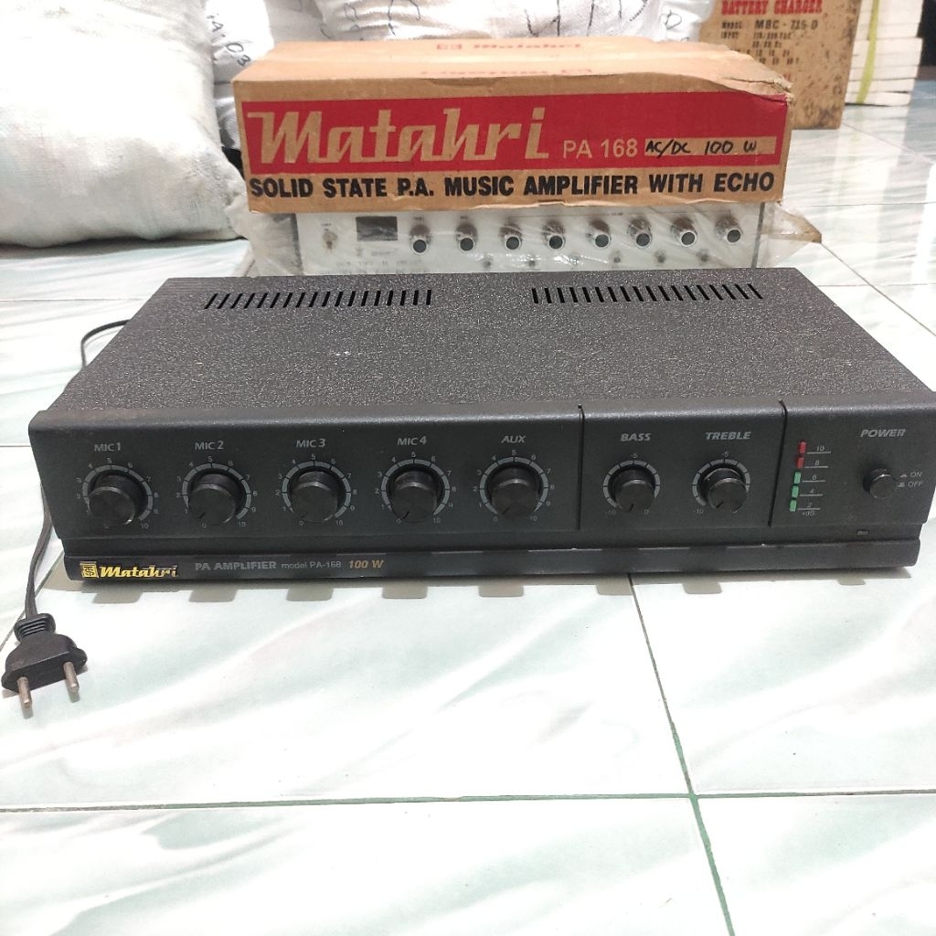 MATAHARI TOA MASJID TYPE LAWAS TOA PA MUSIC AMPLIFIER AC/DC  100W MODEL PA-168
