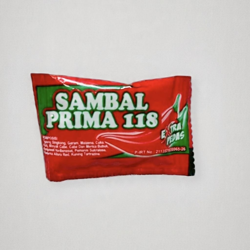 Saus Sambal Prima 118 5gr Eceran / Saos Sachet Per Pcs Praktis Ekonomis Higienis