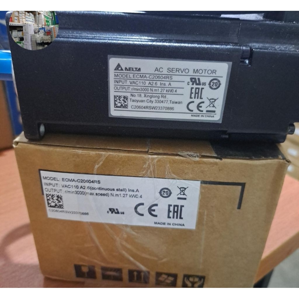 AC SERVO MOTOR DELTA ECMA-C20604RS 0.4KW ORIGINAL