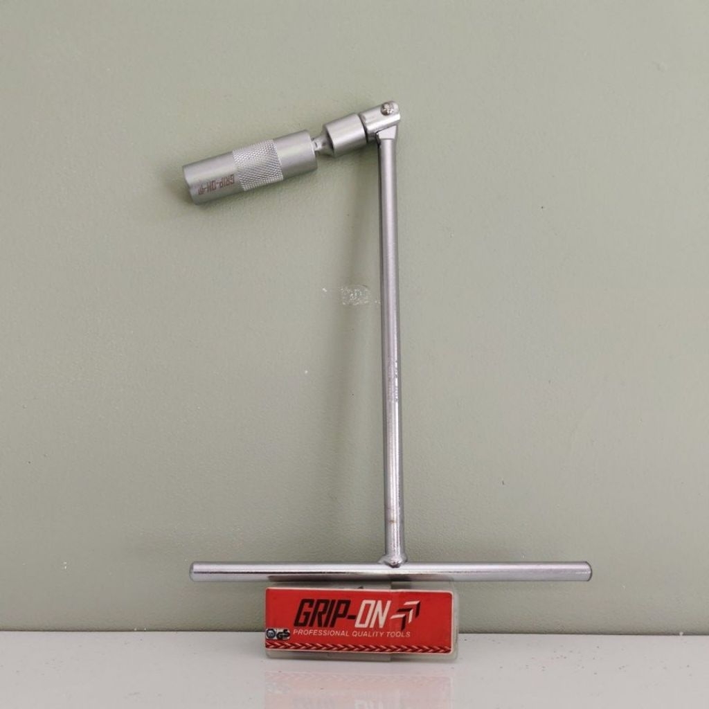 GRIP-ON T FLEXIBEL 360 DERAJAT KUNCI BUSI 16MM BERMAGNET SEMUA MOTOR