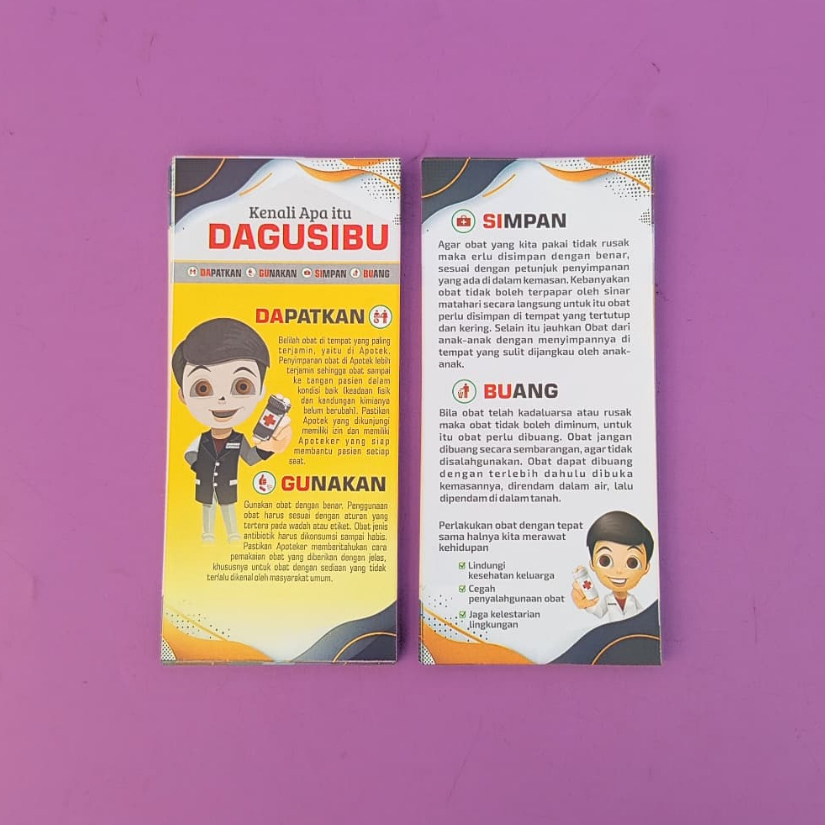 Flyer Dagusibu - Farmasi - Apotek - Apoteker - Obat | Brosur Dagusibu | Flyer Kesehatan