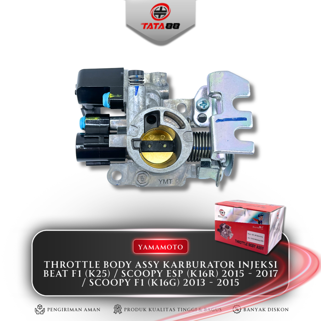THROTTLE BODY ASSY KARBURATOR INJEKSI BEAT F1 K25 / SCOOPY ESP K16R 2015-2017 / SCOOPY F1 K16G 2013-
