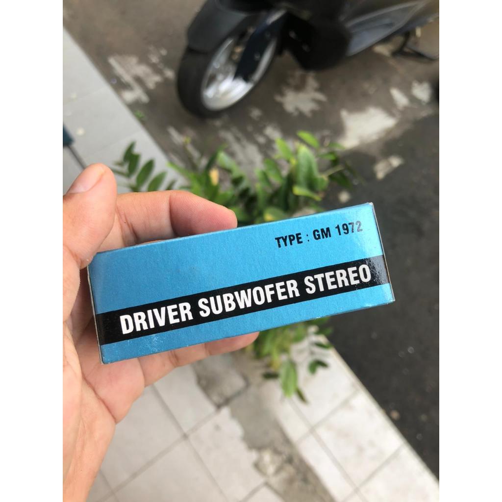 Kit filter subwofer stereo GM 1972