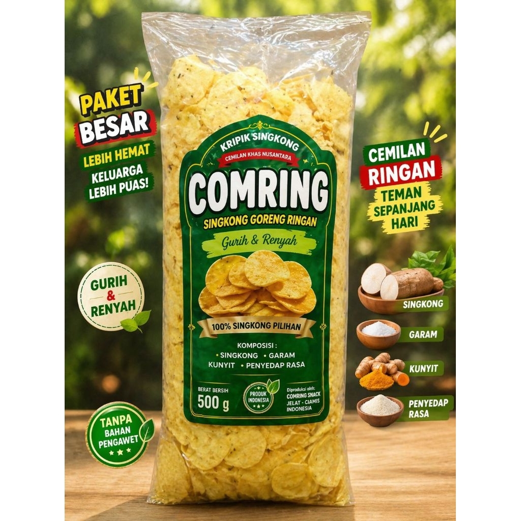KERIPIK COMRING/GEMLONG