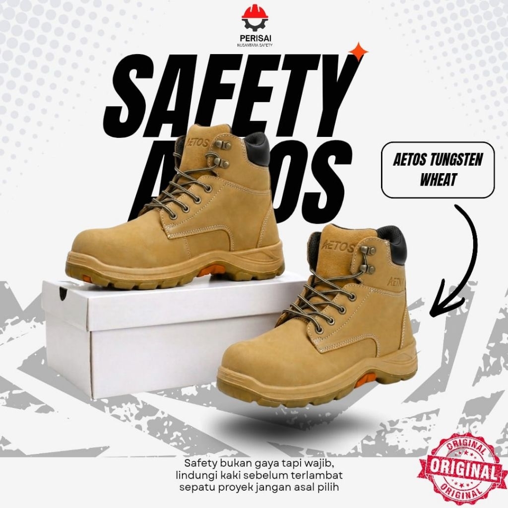 SEPATU SAFETY AETOS TUNGSTEN ORIGINAL BERKUALITAS