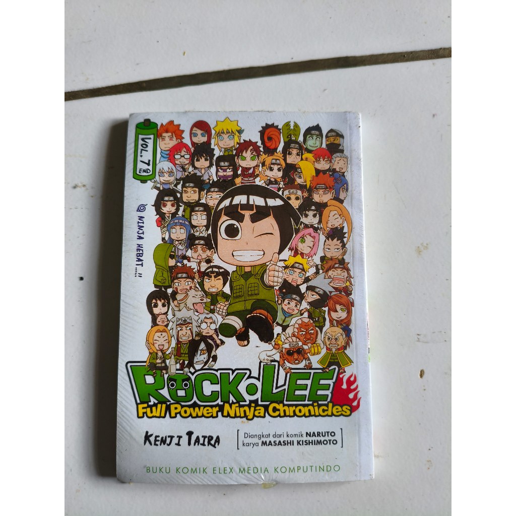 Komik Rock Lee Full Power Ninja Chronicles Vol 7 Segel