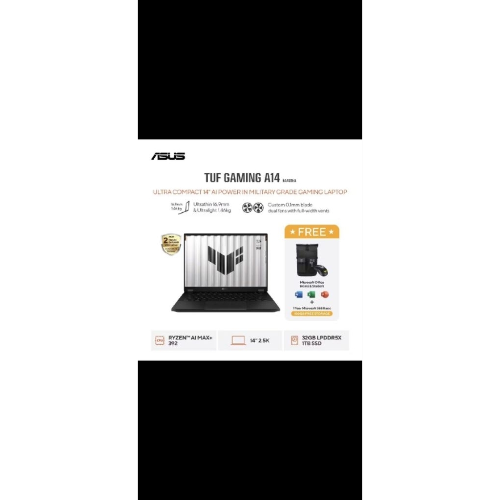 ASUS TUF Gaming A14-FA401EA-RZA86G6G-HM