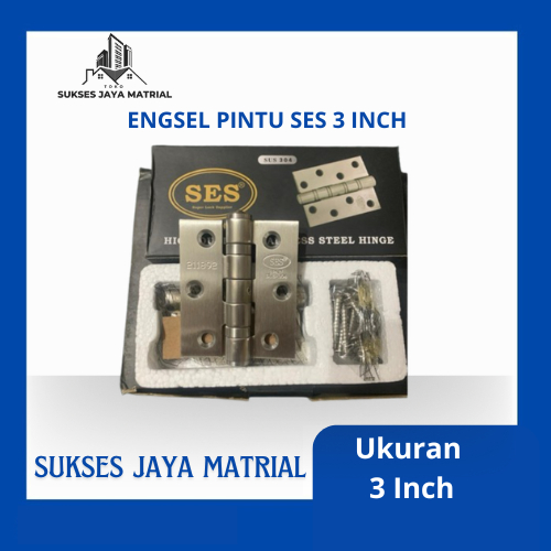 ENGSEL PINTU SES 3 INCH TEBAL - PINTU JENDELA