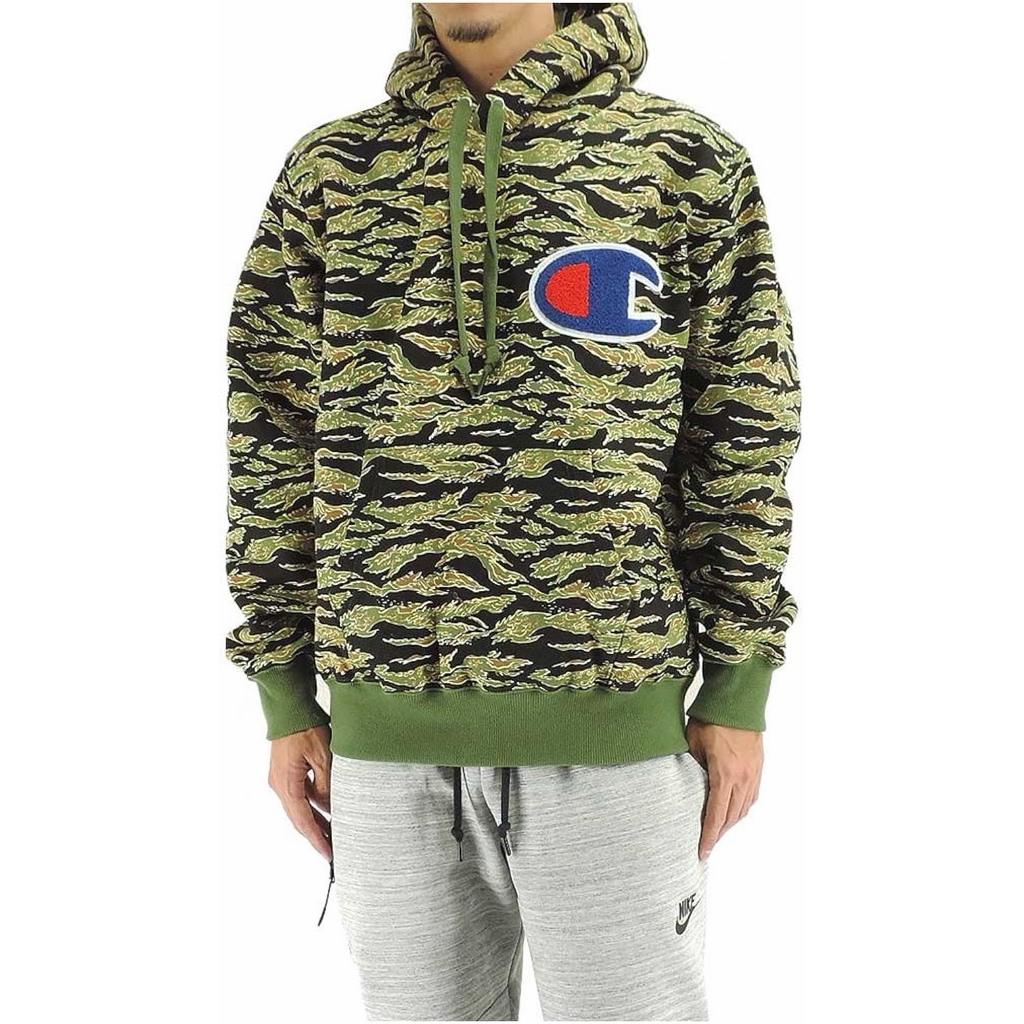 Hoodie Champion Camo Tiger Japan